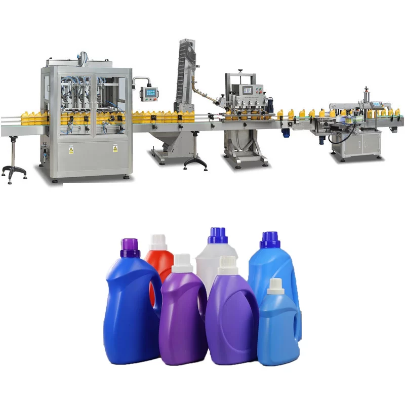 Masina de umplere cu detergent lichid